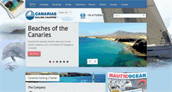 Desktop Screenshot of canariassailingcharter.com